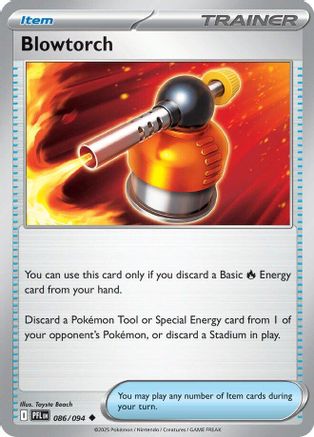 Blowtorch (86/094) - ME02 Phantasmal Flames Reverse Holofoil - Uncommon