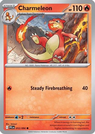 Charmeleon (12) - ME02 Phantasmal Flames  - Common