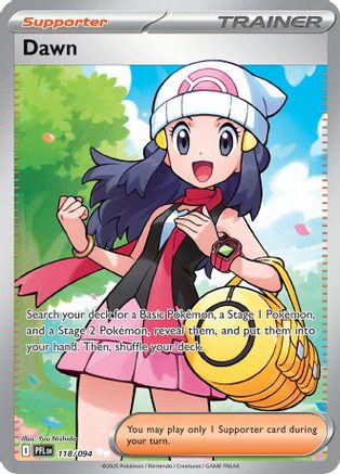 Dawn (118/094) - ME02 Phantasmal Flames Holofoil - Ultra Rare