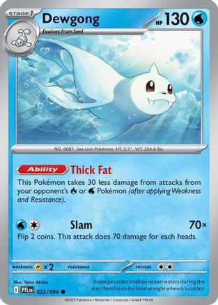 Dewgong (22/094) - ME02 Phantasmal Flames  - Common
