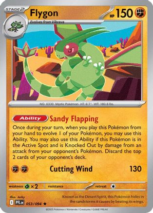 Flygon (53/094) - ME02 Phantasmal Flames Reverse Holofoil - Rare