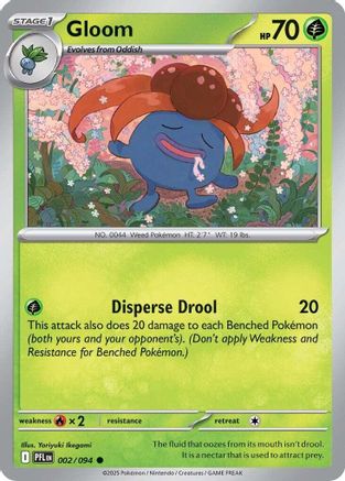 Gloom (2/null) - ME02 Phantasmal Flames Reverse Holofoil - Common