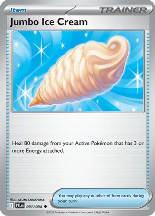 Jumbo Ice Cream (91/null) - ME02 Phantasmal Flames Reverse Holofoil - Uncommon