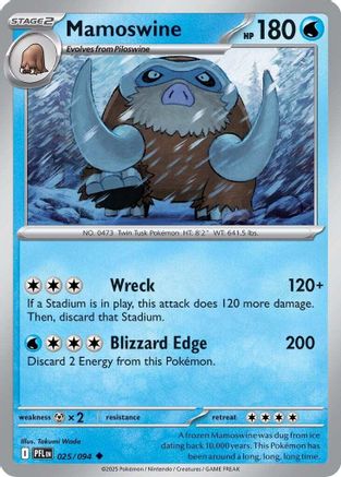 Mamoswine (25/094) - ME02 Phantasmal Flames  - Uncommon
