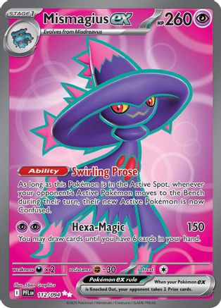 Mismagius ex (112/094) - ME02 Phantasmal Flames Holofoil - Ultra Rare