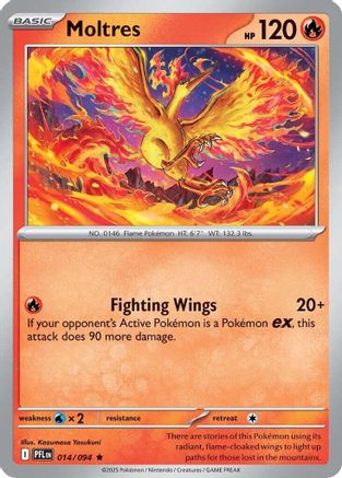 Moltres (14/094) - ME02 Phantasmal Flames Holofoil - Holo Rare