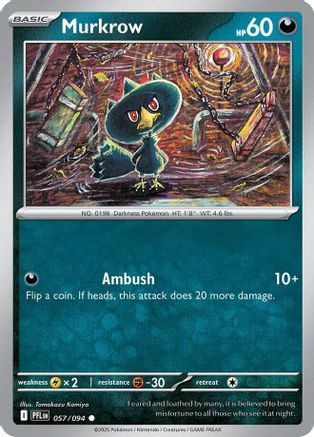 Murkrow (57/094) - ME02 Phantasmal Flames  - Common