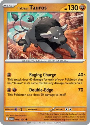 Paldean Tauros (48/094) - ME02 Phantasmal Flames  - Uncommon