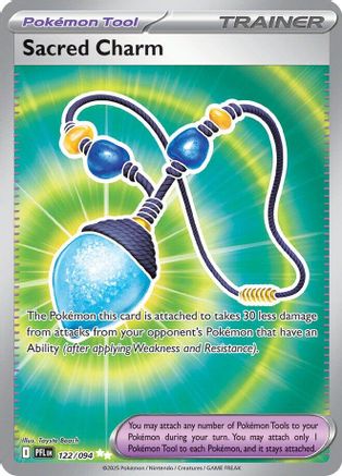 Sacred Charm (122/094) - ME02 Phantasmal Flames Holofoil - Ultra Rare