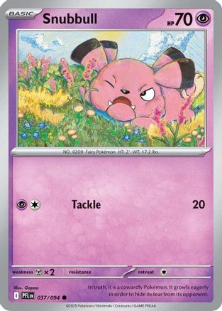 Snubbull (37/094) - ME02 Phantasmal Flames  - Common