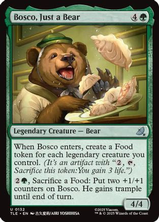 Bosco, Just a Bear (TLE-132) - Avatar: The Last Airbender: Eternal-Legal Foil