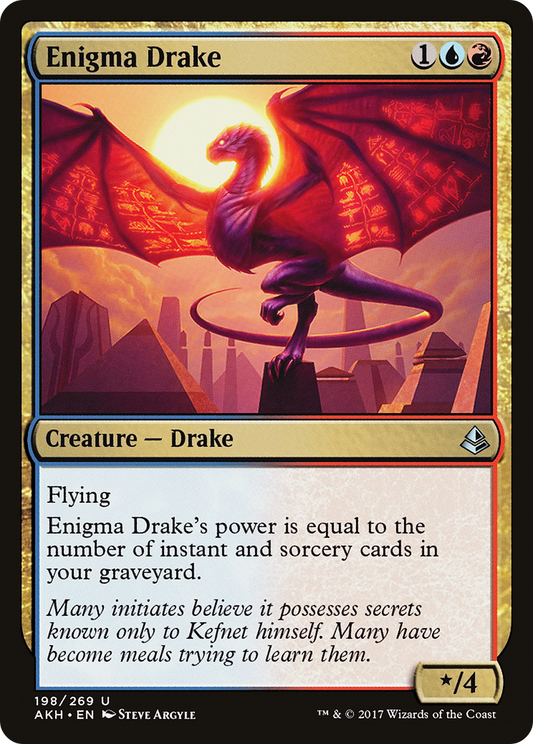 Enigma Drake (AKH-198) - Amonkhet Foil