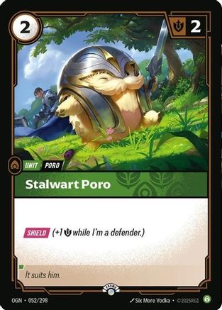 (052/298) Stalwart Poro - Riftbound Organized Play Promotional Cards Foil