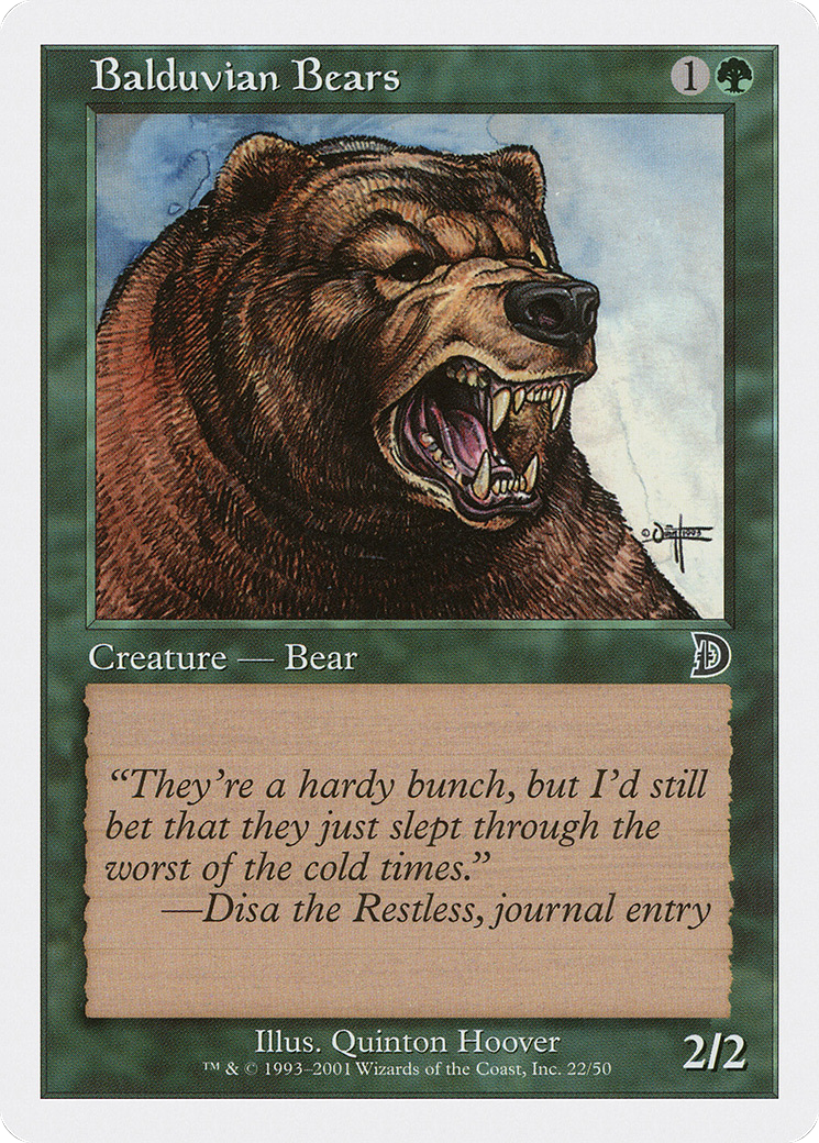 Balduvian Bears (DKM-022) - Deckmasters