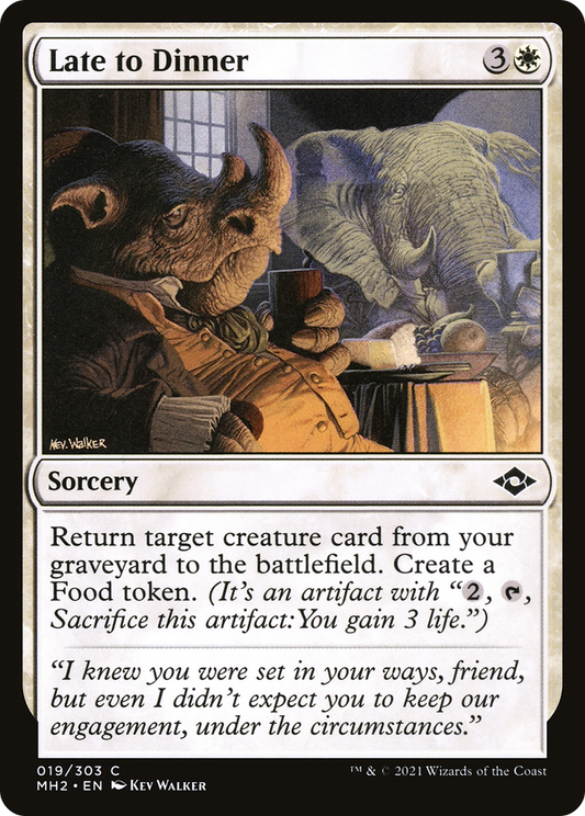 Late to Dinner (MH2-019) - Modern Horizons 2 Foil