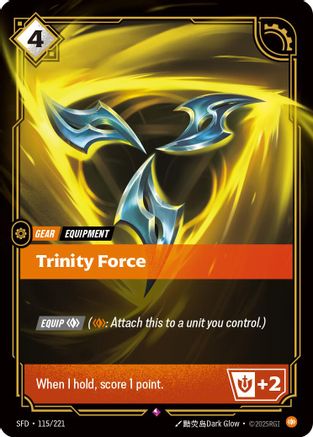 (115/221) Trinity Force - Spiritforged Foil