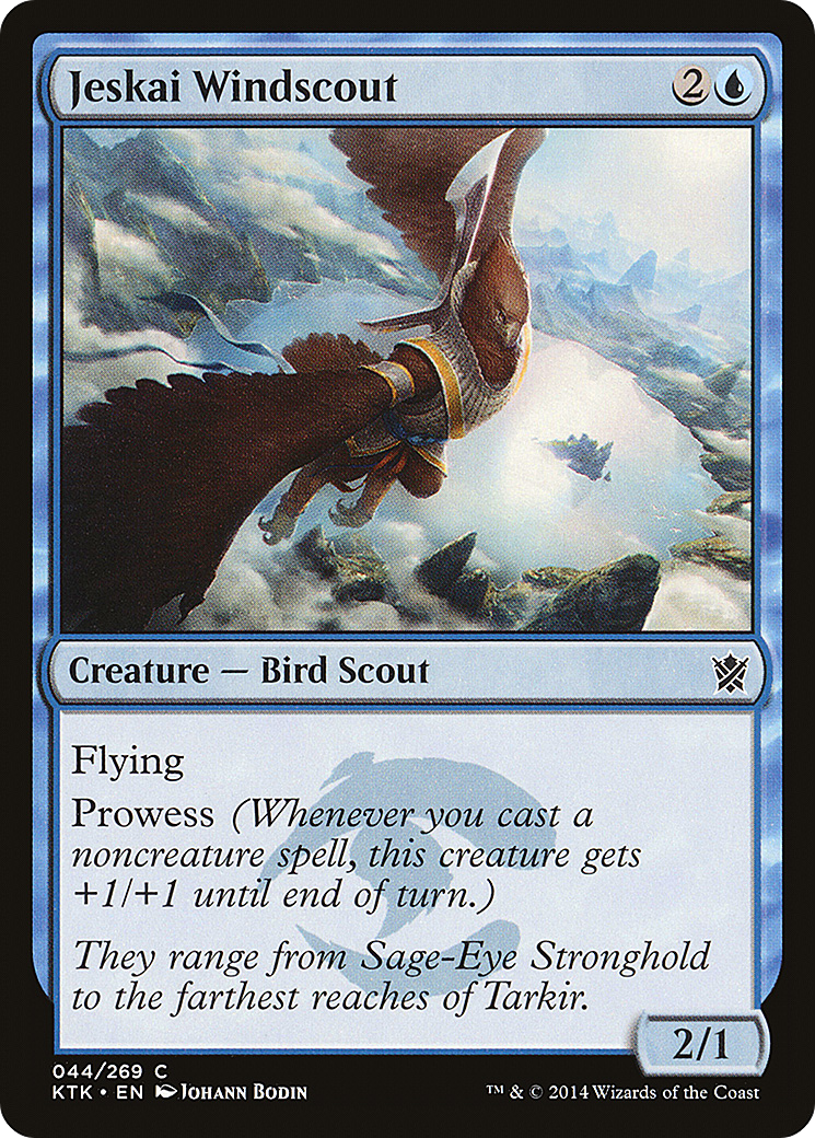 Jeskai Windscout (KTK-044) - Khans of Tarkir