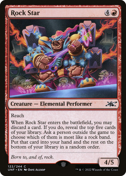 Rock Star (UNF-122) - Unfinity Foil