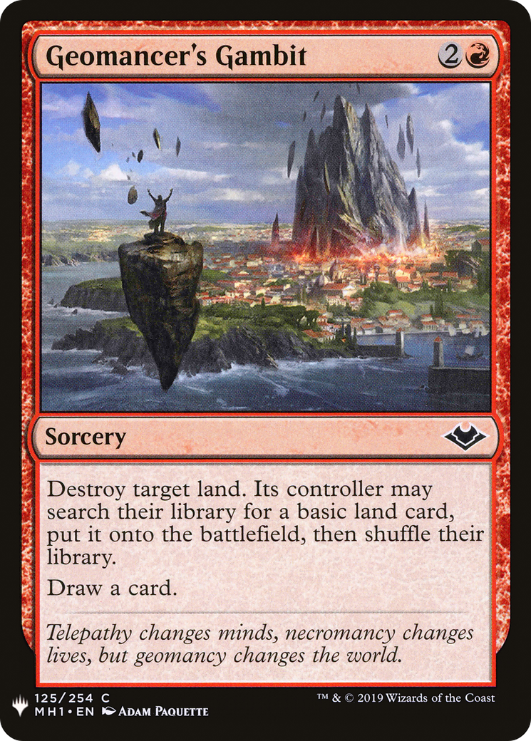 Geomancer's Gambit (LIST-MH1-125) - The List