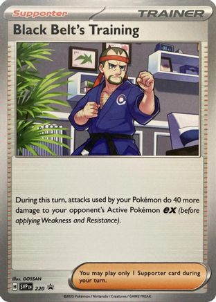 Black Belt's Training (220) - SV Scarlet & Violet Promo Cards  - Promo