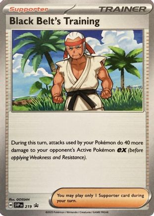 Black Belt's Training (219) - SV Scarlet & Violet Promo Cards  - Promo