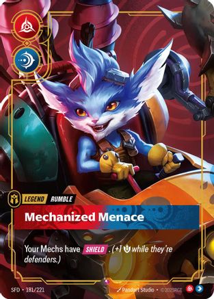 (181/221) Rumble - Mechanized Menace - Spiritforged Foil