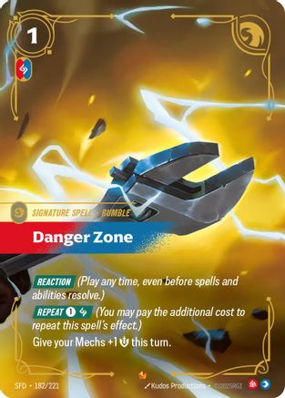 (182/221) Danger Zone - Spiritforged Foil
