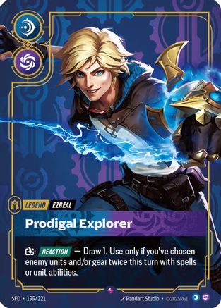 (199/221) Ezreal - Prodigal Explorer - Spiritforged Foil