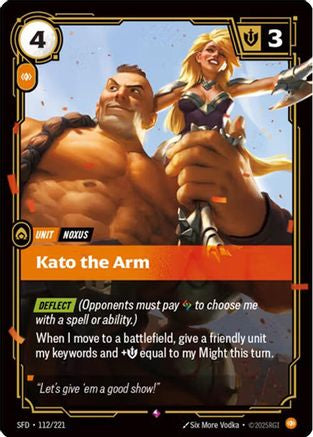 (112/221) Kato the Arm - Spiritforged Foil