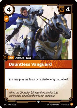 (093/221) Dauntless Vanguard - Spiritforged Foil