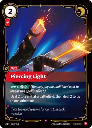(023/221) Piercing Light - Spiritforged Foil