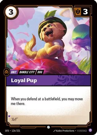 (126/221) Loyal Pup - Spiritforged Foil