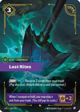 (150/221) Last Rites - Spiritforged Foil