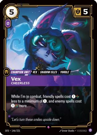 (146/221) Vex - Cheerless - Spiritforged Foil