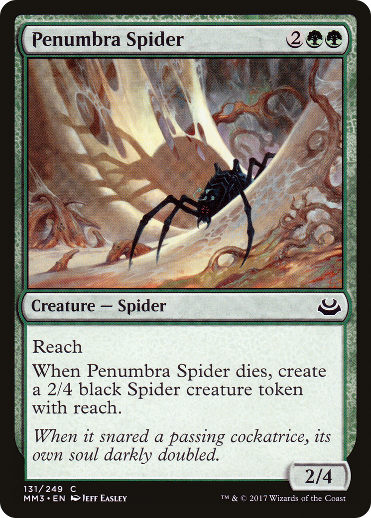 Penumbra Spider  (MM3-131) - Modern Masters 2017 Foil