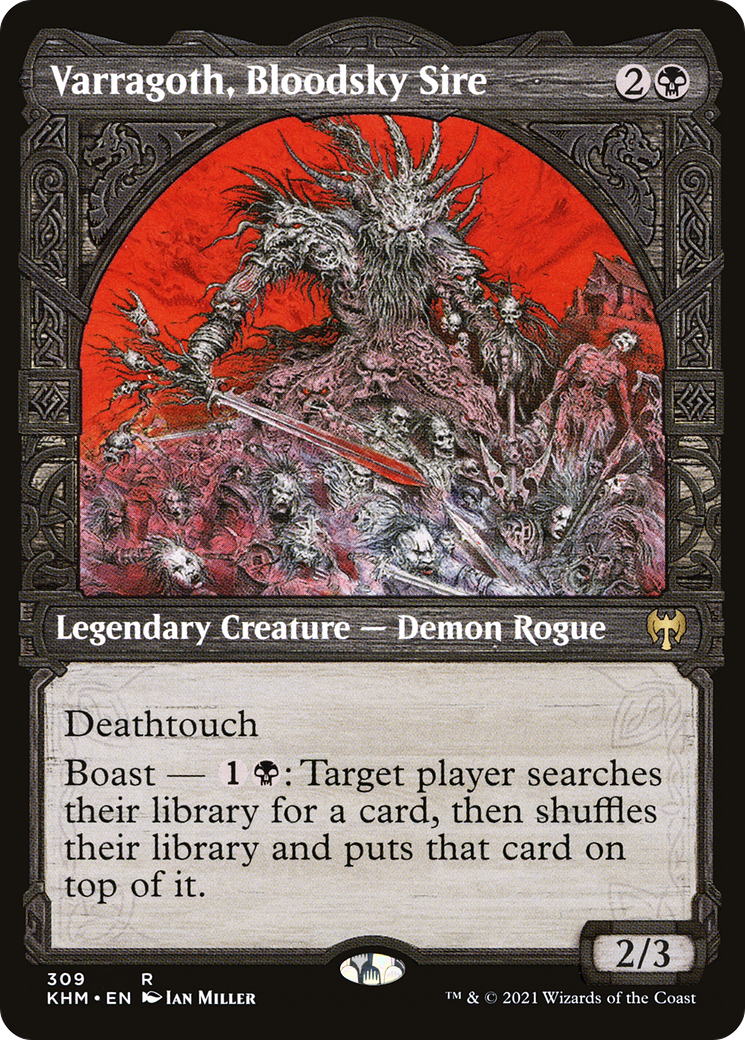 Varragoth, Bloodsky Sire (KHM-309) - Kaldheim: (Showcase) Foil