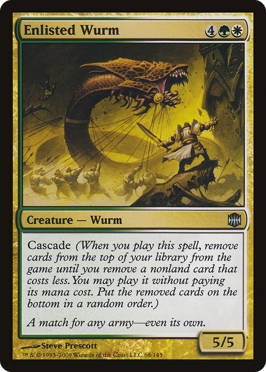 Enlisted Wurm (ARB-068) - Alara Reborn