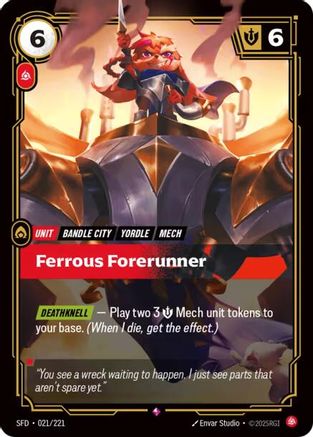 (021/221) Ferrous Forerunner - Spiritforged Foil