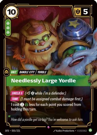 (055/221) Needlessly Large Yordle - Spiritforged Foil