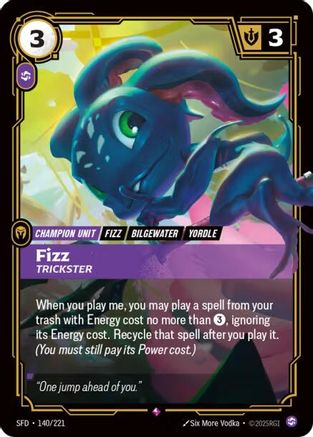 (140/221) Fizz - Trickster - Spiritforged Foil