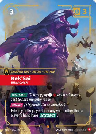 (029/221) Rek'Sai - Breacher - Spiritforged