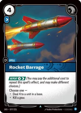 (077/221) Rocket Barrage - Spiritforged