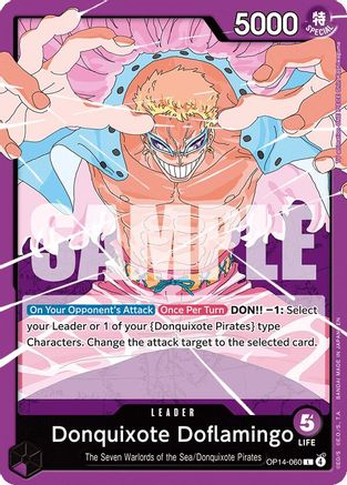 (OP14-060) Donquixote Doflamingo - OP14-060 - The Azure Sea's Seven - Normal