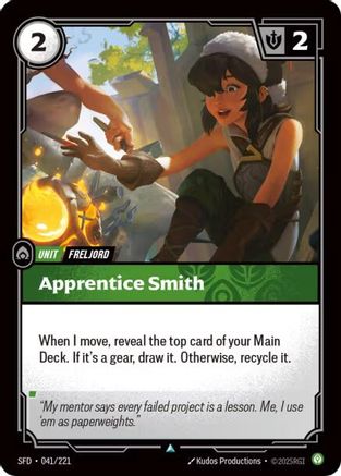 (041/221) Apprentice Smith - Spiritforged Foil