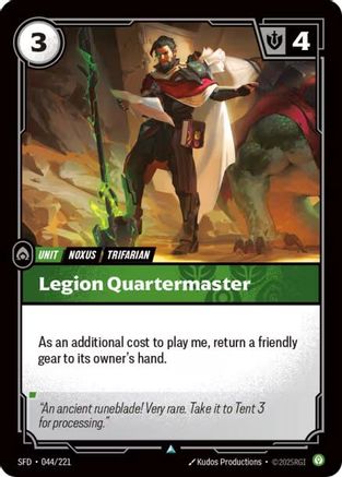 (044/221) Legion Quartermaster - Spiritforged Foil