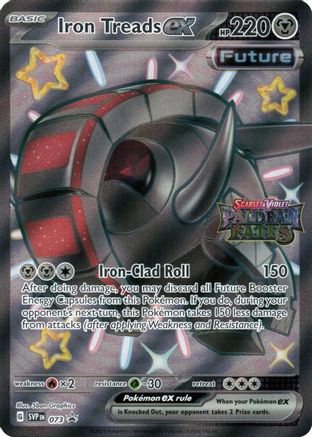 Iron Treads ex (Paldean Fates Stamped) (73) - Miscellaneous Cards & Products Holofoil - Promo