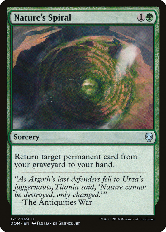 Nature's Spiral (DOM-175) - Dominaria Foil