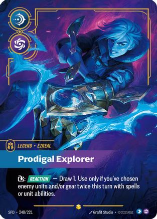 (248/221) Ezreal - Prodigal Explorer (Overnumbered) - Spiritforged Foil