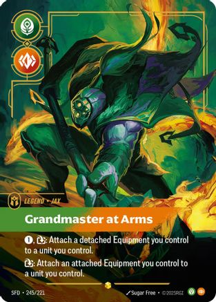 (245/221) Jax - Grandmaster At Arms (Overnumbered) - Spiritforged Foil