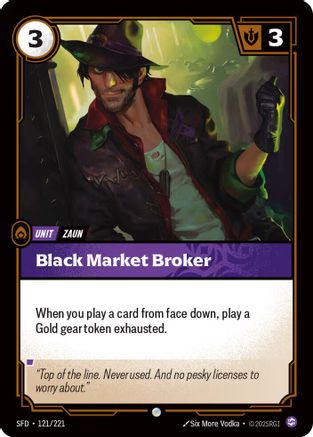 (121/221) Black Market Broker - Spiritforged Foil